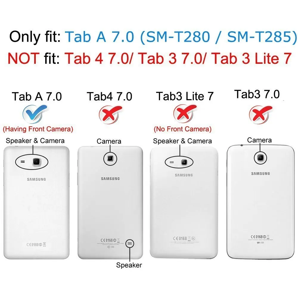 Тонкий откидной Чехол для Samsung Galaxy Tab A a6 7 0 дюйма зеркальный умный чехол планшета