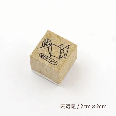 Винтажные Хобо серии деревянные штампы DIY Ремесло Деревянные и резиновые штампы для скрапбукинга канцелярские товары Скрапбукинг Стандартный штамп - Цвет: A15