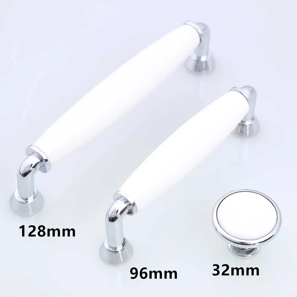 Ручка керамическая для кухонного шкафа 96/128 мм 5 дюймов|furniture handles and knobs|handle for sliding