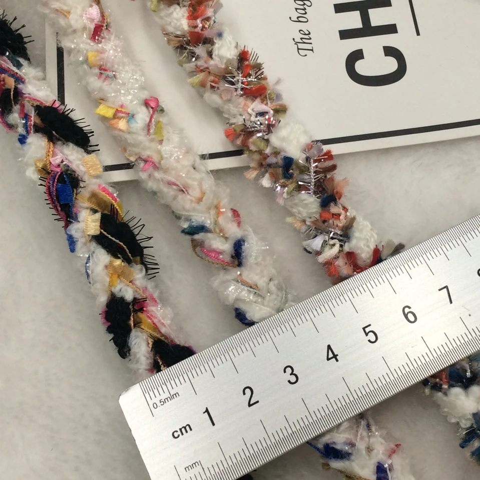 5Meters/lot handmade tassel tapes wool twist lace trim ribbon headband hat scarf fringe accessories width 1.5cm DN442 | Дом и сад