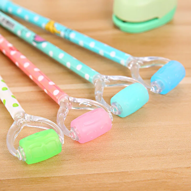 24 шт./компл. милые фрукты цвет корейский стираемые черные чернила гелевая ручка