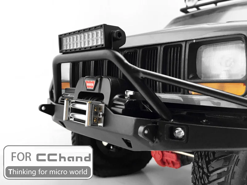Металлический SOILD передний бампер для SCX-10 II 90046 1:10 CChand SCX10 90046/90047 cherokee