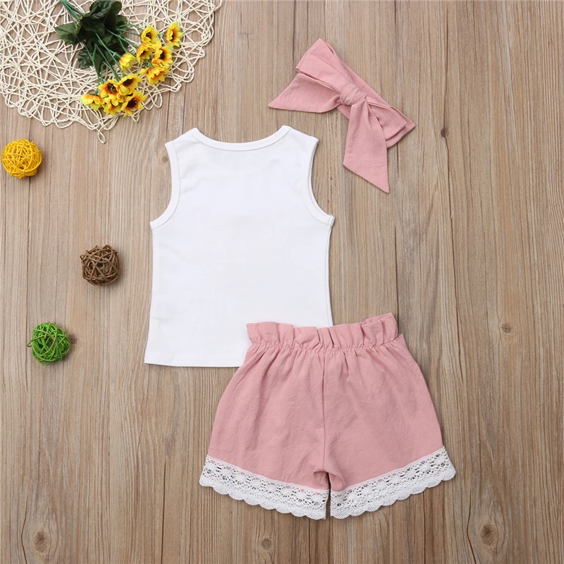 Комплект одежды для новорожденных из 3 предметов костюм девочек Одежда маленьких