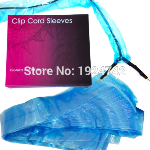 Высококачественная одноразовая сумка для тату-пистолета 250 шт. с крышкой синие