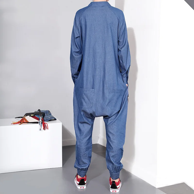 2017 осень-зима Для женщин комбинезон Комбинезоны для малышек граффити хип-хоп с