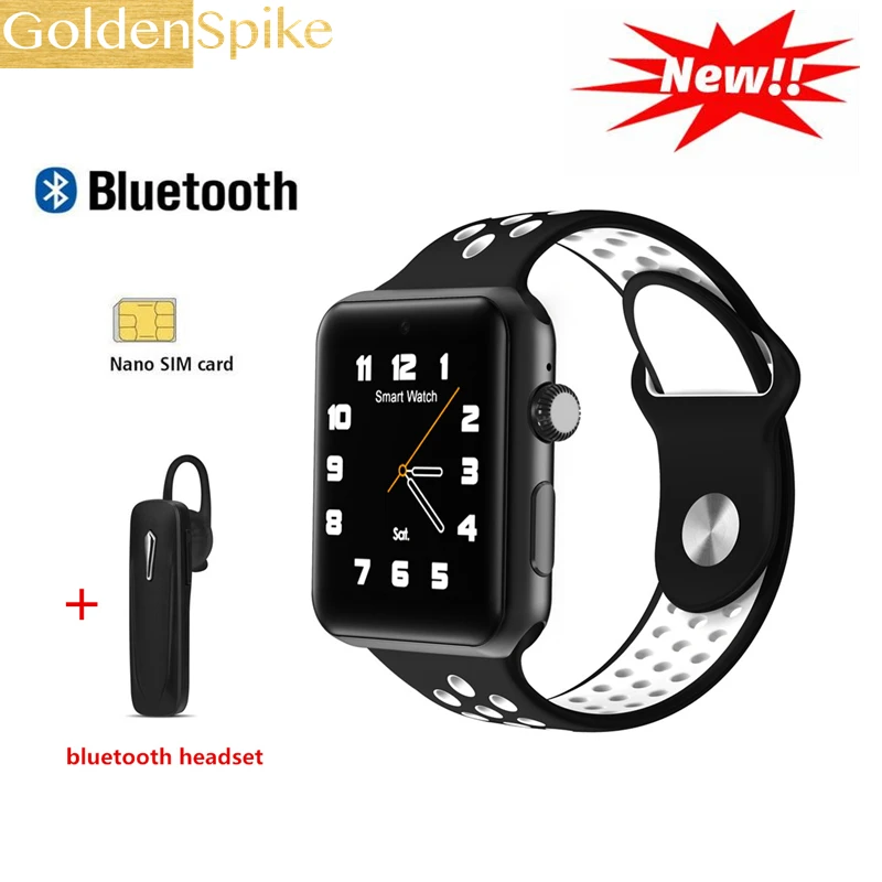 Новые Bluetooth Смарт часы DM09 плюс экран Поддержка sim-карты носимые устройства Смарт часы для IOS Android pk DM09 GT08 KW08
