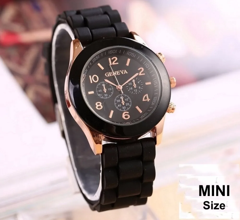 

Gnova Platinum MINI Women Geneva Watch Casual Silicone wristwatch woman casual dress watch New Fashion Girl A482