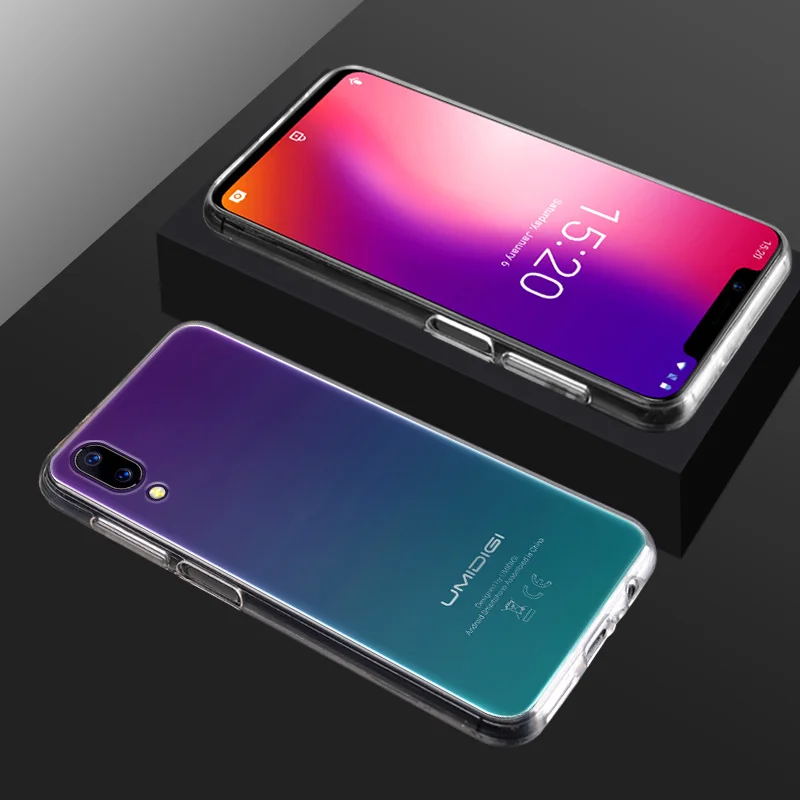Роскошный мягкий силиконовый чехол из ТПУ для Umidigi One Max задняя крышка Защитные