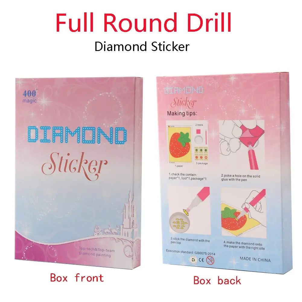 

ParNarZar Art And Crafts Diamond Sticker Mosaic Kits Sparkle Toy For Kids Age Up 6