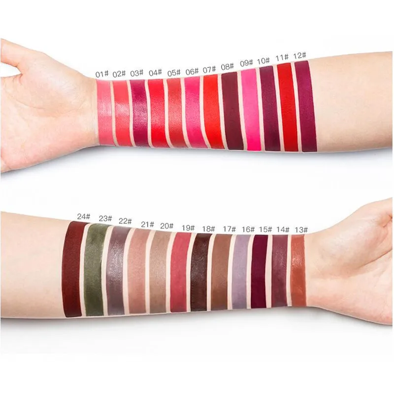 3 шт./компл. жидкая губная помада телесного цвета полуматовая полуувлажняющая для