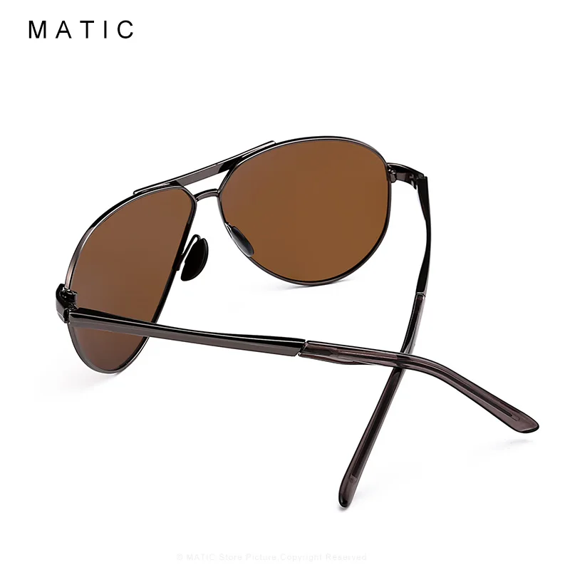 MATIC антибликовые поляризованные овальные античные мужские солнцезащитные очки