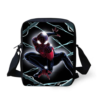 2019New бренд комплект школьных сумок 3 шт дети рюкзак Человек-паук Mochila детские школьные детские узкие Наплечная школьная сумка для мальчиков и девочек - Цвет: LMZY0567E