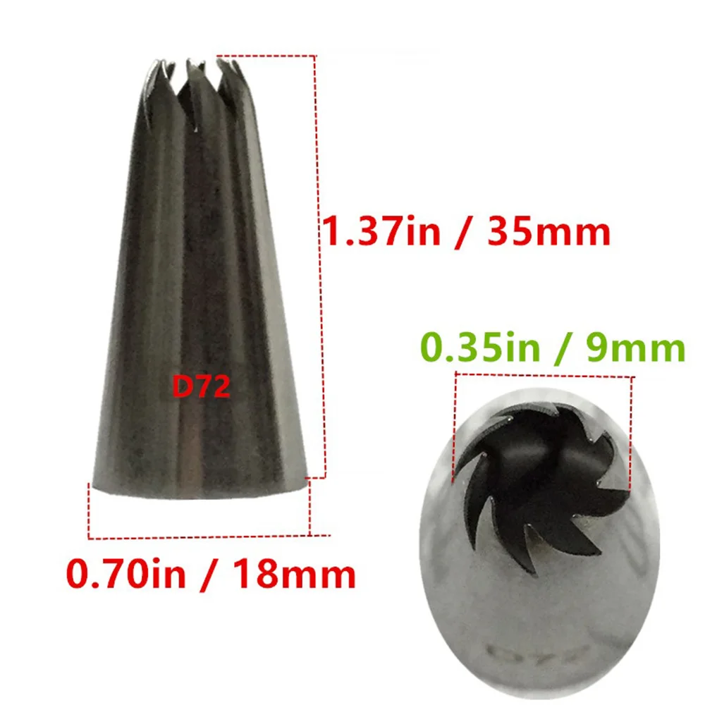 4 pieces Rose Cream Icing Piping Nozzles Cake Cupcake Baking Tools Pastry Tips Stainless Steel Decorating Set Bakeware | Дом и сад