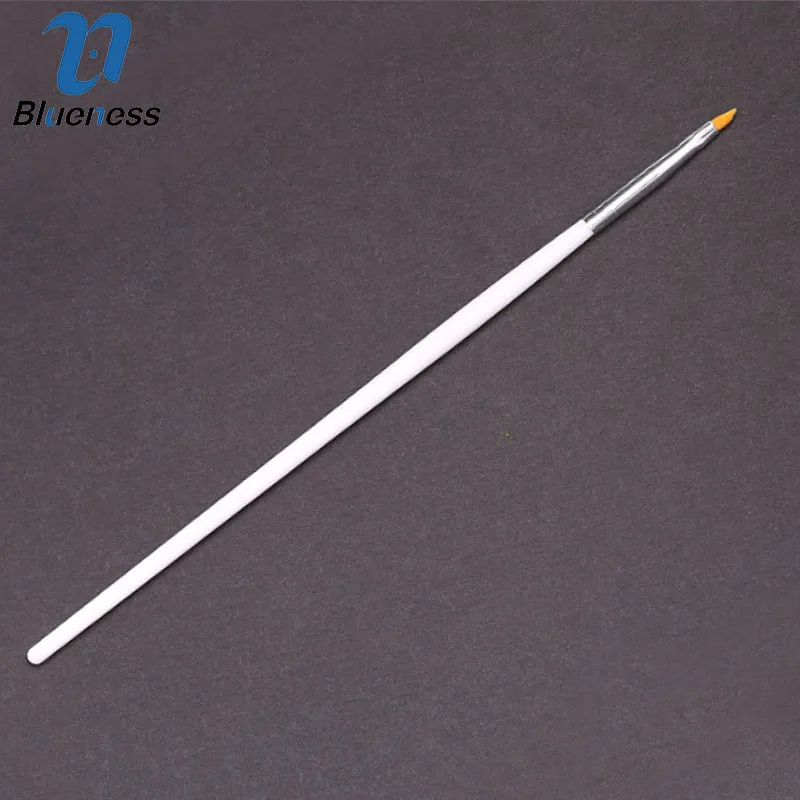 1 шт./лот оборудование для ногтей кристалл Печать Кисти белый вал ручки стиль