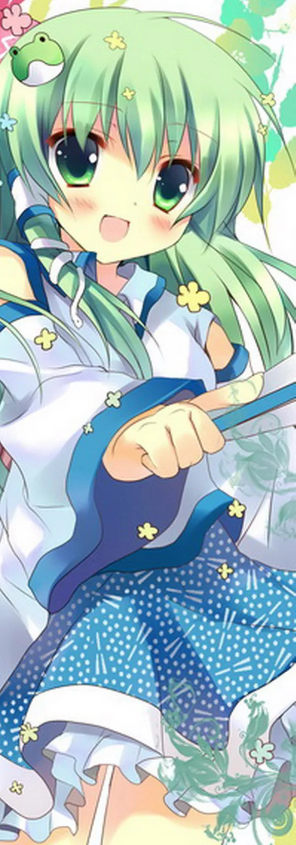 

Touhou Project Anime Kochiya Sanae 51*18CM Wall Scroll Poster #36578
