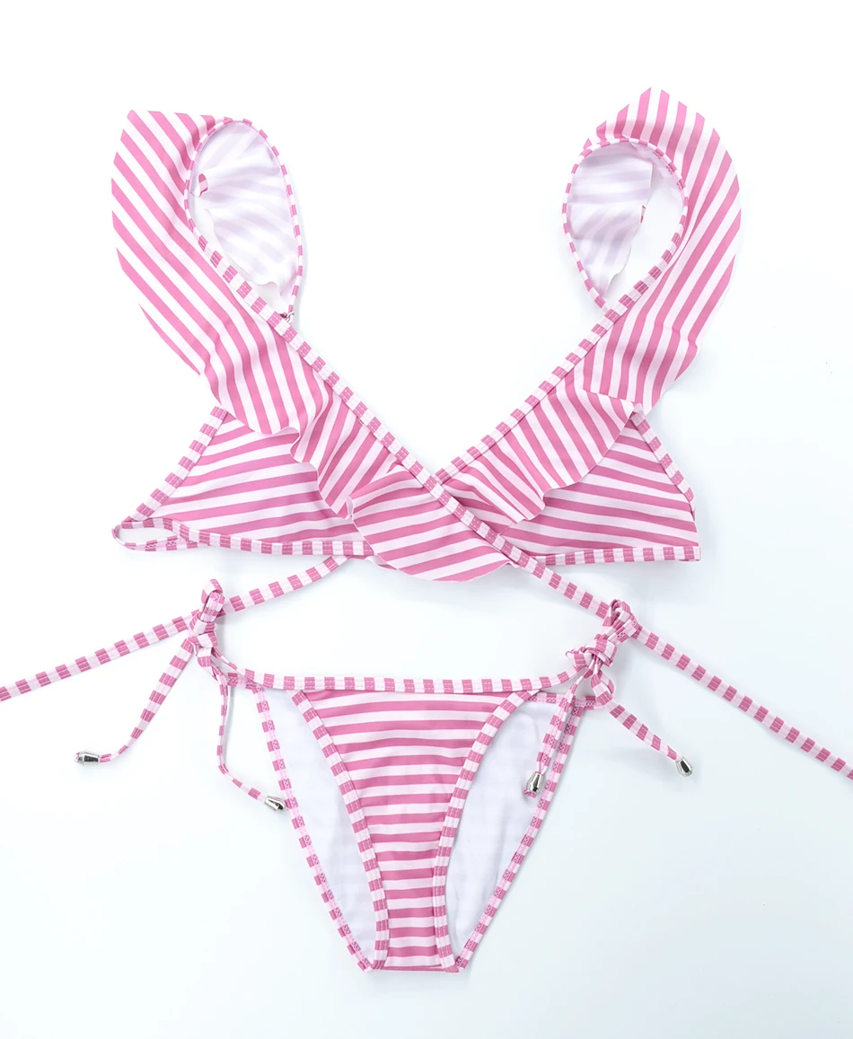 Карман для девочек 2017 женщин полосой ванный бразильский biquini Купальные костюмы