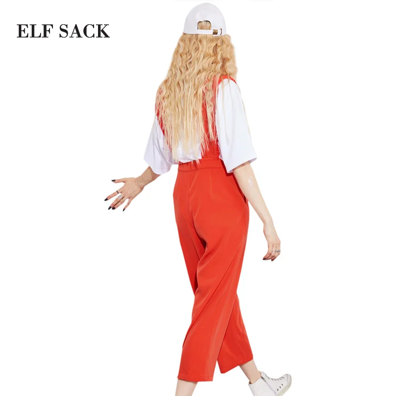 Женский комбинезон ELFSACK весенний Свободный с карманами длиной до щиколотки