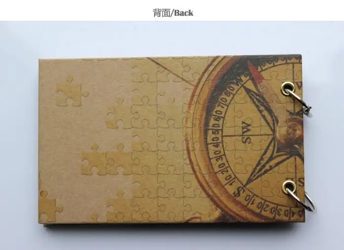 Мини 5 дюймовые винтажные в форме компаса обложки для детей фотоальбом ручной