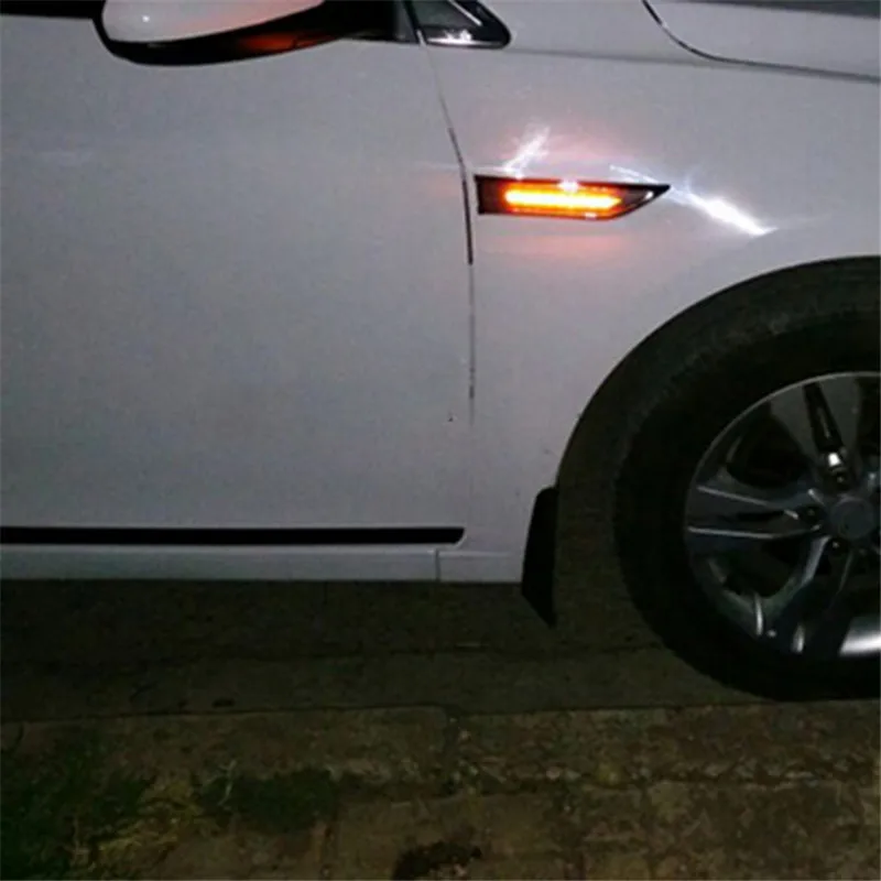 2 шт. 8 светодиодных сигнальных сигналов переднего поворота для автомобиля авто