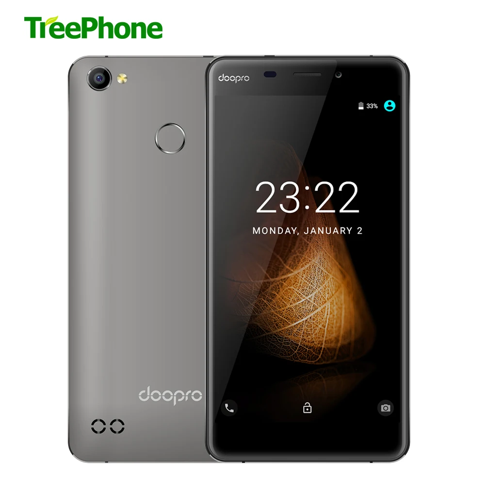 Doopro C1 Pro 2 ГБ + 16 4 ядра Android 6.0 смартфон 5.3 ''HD дисплей 4200 мАч Камера 13.0MP отпечатков