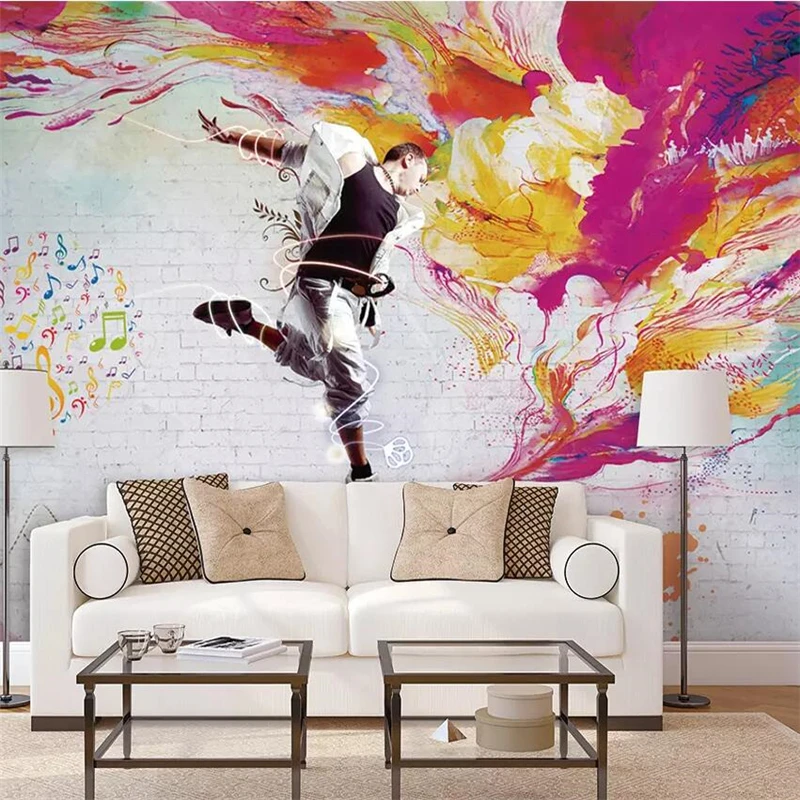 Wellyu Заказные обои яркие ностальгические Молодежные большое настенное украшение