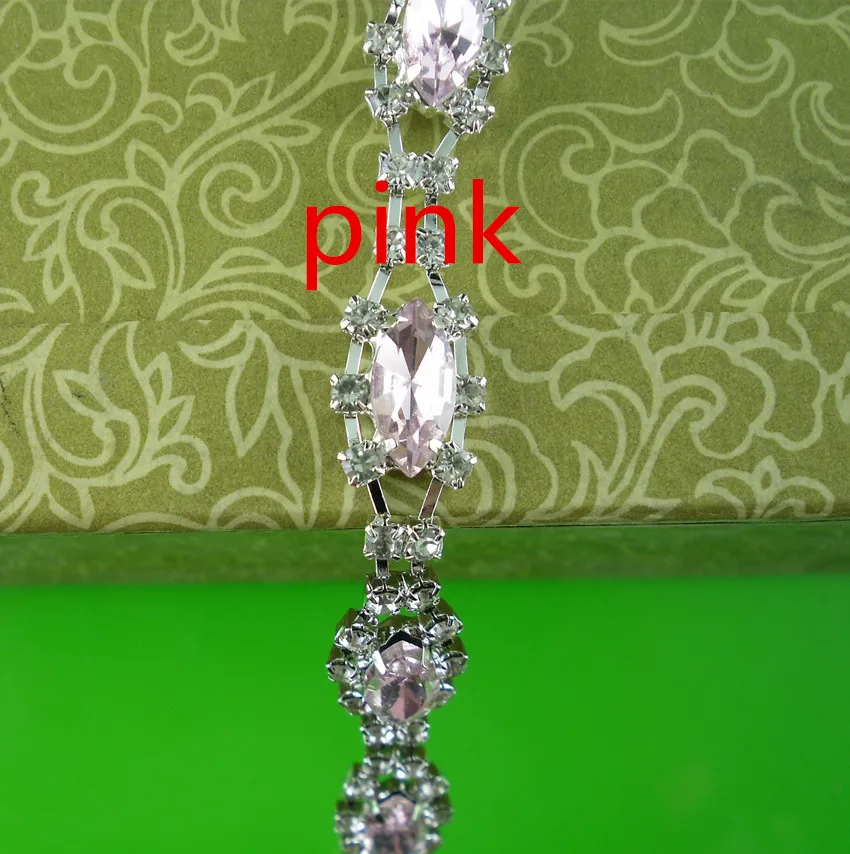 Стеклянные кристаллы конский глаз с аппликацией для костюма 7x15 мм стразы