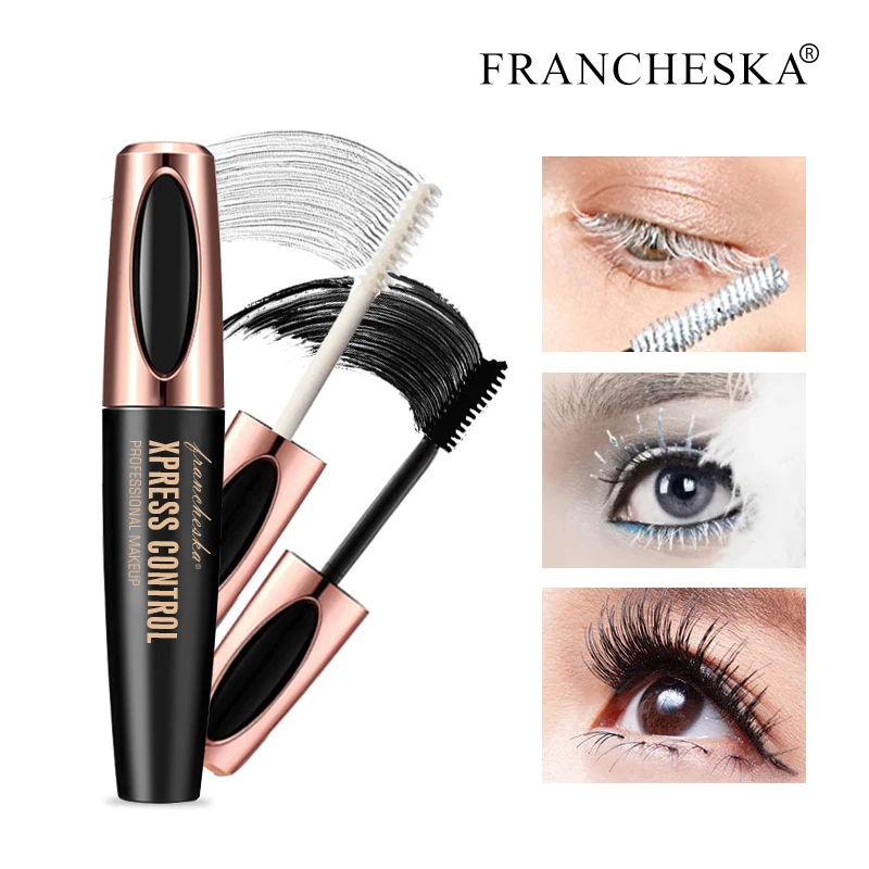 Franceska тушь 4D туш для ресниц шелк Ресницы Водостойкая тушь для ресниц Для глаз тушь ресниц Профессиональный полн