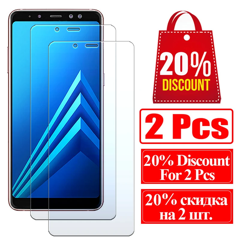 Бронированное Защитное стекло для samsung Galaxy A8 A6 Plus 2018 A 8 6 Лист защита экрана Броня