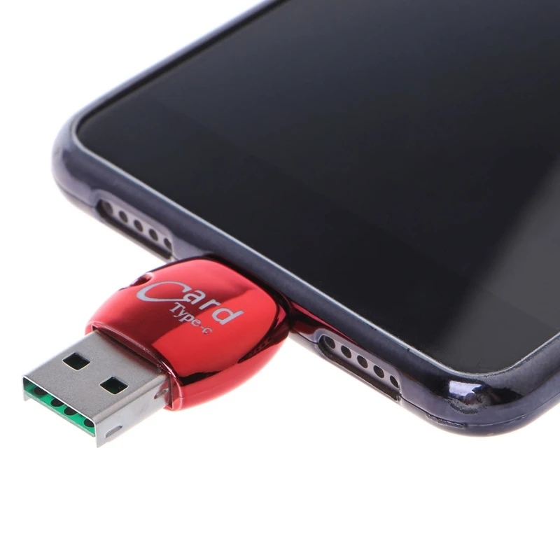 2 в 1 OTG USB 3,1 type C к USB 2,0 Micro SD/TF адаптер для чтения карт памяти