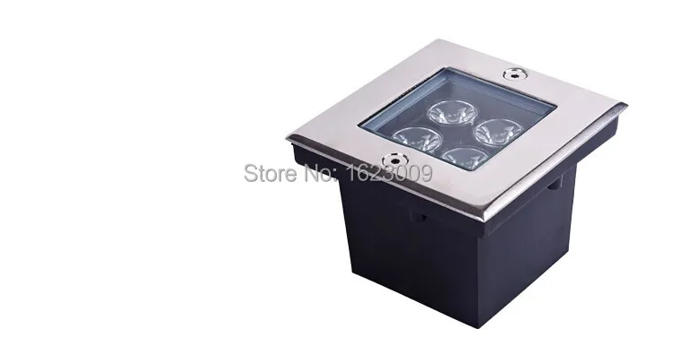 DHL Бесплатная Доставка! Квадратный светодиодный подземный светильник 4 Вт