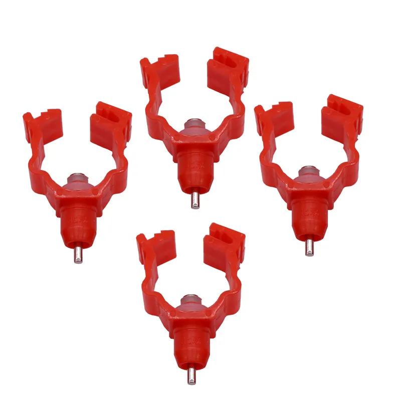 

100 Pcs 20mm Water Pipe Chicken Nipple Water Drinker Poultry Feeder Drinkers Waterer Duck Hen Watering Cups Pet Feeding Tools