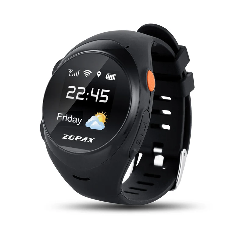 Мини Смарт-Часы с GPS S888 Старые люди умные наручные часы 1.2 &quotSOS LBS WI-FI Bluetooth