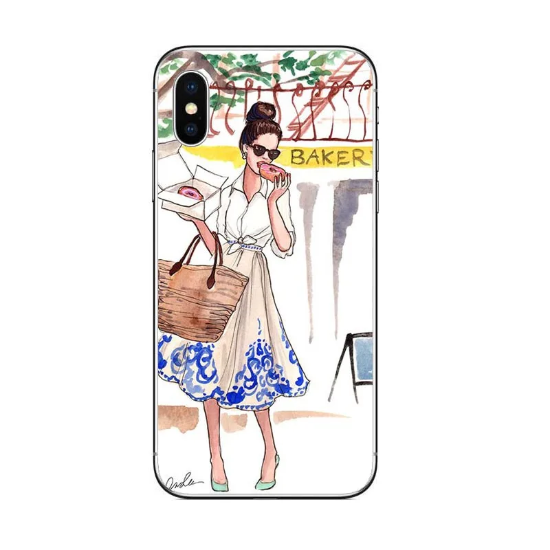 Мягкий силиконовый чехол для iPhone X 6 7 8 plus 5|Бамперы| |