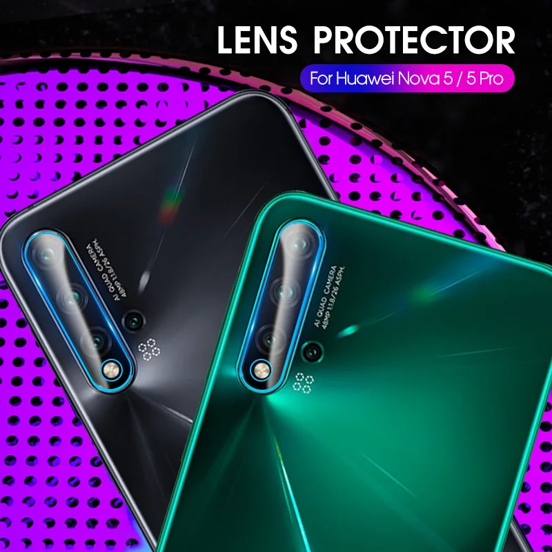 Прозрачное закаленное стекло объектива камеры для Huawei Nova 5 5i 3 3i 4 P20 Lite 2019 P Smart Pro