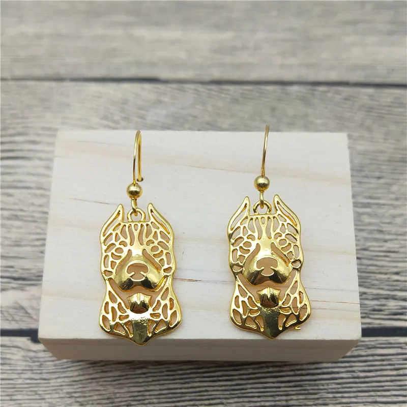 Новые американские висячие серьги Pitbull трендовые стильные модные для собаки