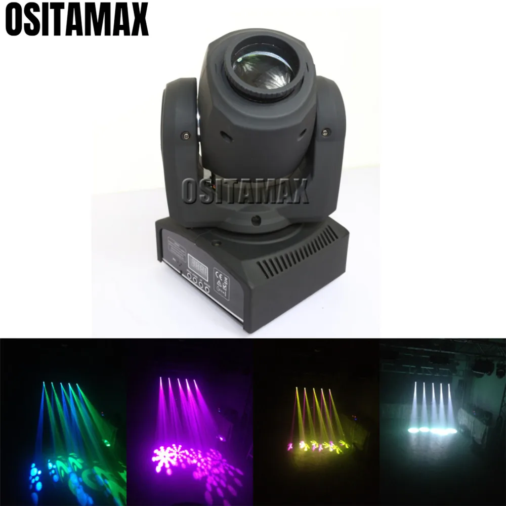 Дешевая сценическая лампа 10 Вт dj Мини движущаяся головка диско inno pocket spot led