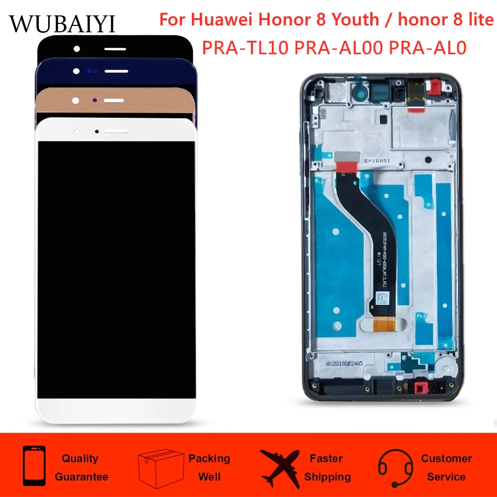 5 2 &quotОригинальный сенсорный ЖК экран с рамкой для HUAWEI Honor 8 Lite дисплей Huawei PRA