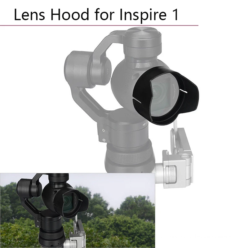 

Lens Hood Protector Petal Sunhood Sunshade Cover for DJI OSMO Inspire 1 Drone X3 Handheld Gimbal Camera Spare Parts Accessories