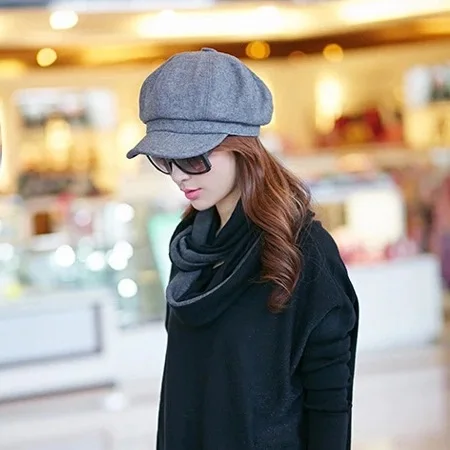 Han edition of 2020 new winter hats female season octagonal cap beret face cloth YMY001 | Аксессуары для одежды