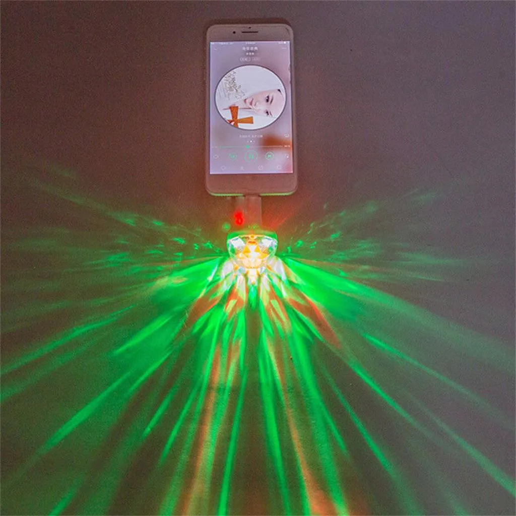 LED Night Light Color Changed by Sound Music Magic Lights USB Mini Lamp RGB Bulb For Parties Decorating L4 | Лампы и освещение