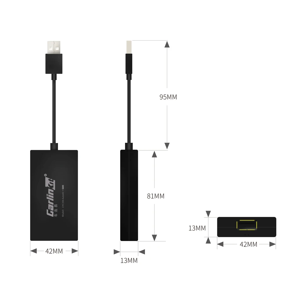 Carlinkit беспроводной Смарт ссылка Apple CarPlay ключ для Android навигации плеер мини USB Carplay палка с Android авто