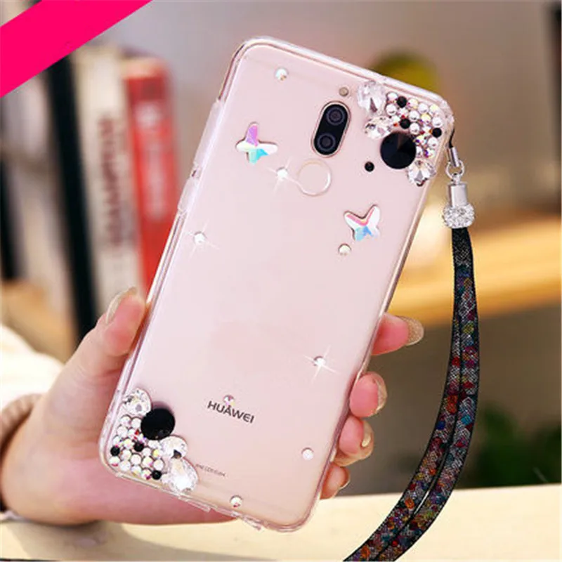 Чехол для Huawei Mate 10 Lite Nova 2i 2s 3D Bling Diamond Diy чехол honor 7C 7A Pro y7 Prime y9 y6 2018 P Smart 2019 |
