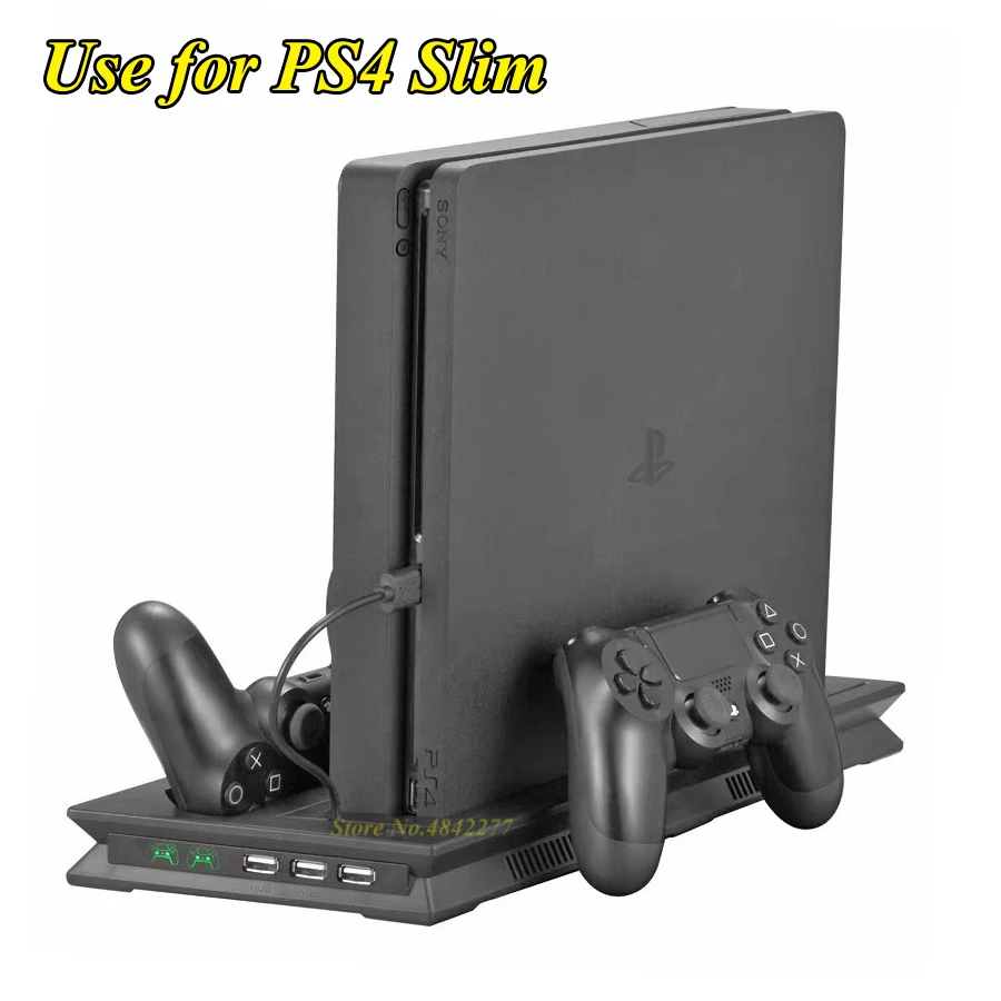 Подставка для кулера PS4 Slim Pro 2 в 1 с контроллером P S4 зарядная док станция Sony Playstation 4