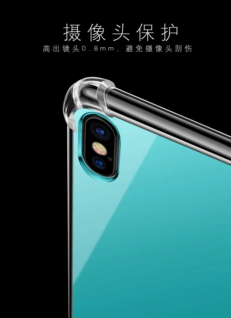 OTO-ALTER Mirror airbag anti-fall simple business models case for iphone X/7/8/7plus/8plus/6/6s/6plus/6splus |