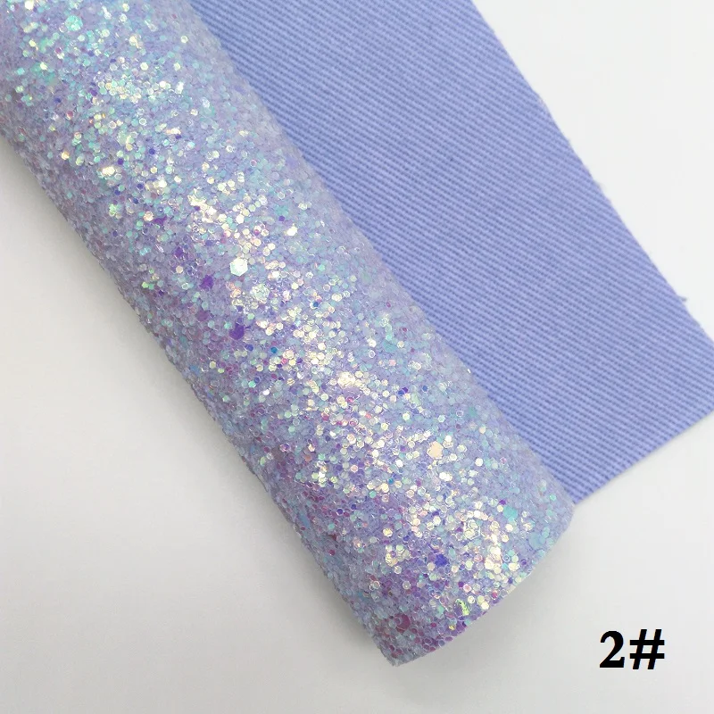 Glitterwishcome 21X29 см A4 размер винил для бантов Кристалл Толстый блеск кожа Fabirc искусственная кожа листы для бантов, GM385A - Цвет: 2