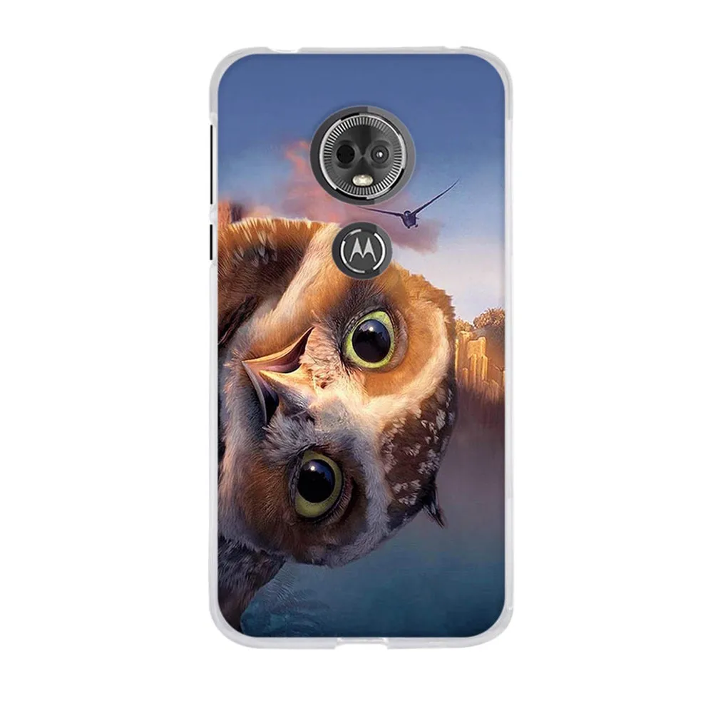 Чехол для Motorola Moto E5 чехол из мягкого ТПУ задняя крышка E (5 го поколения) чехлы