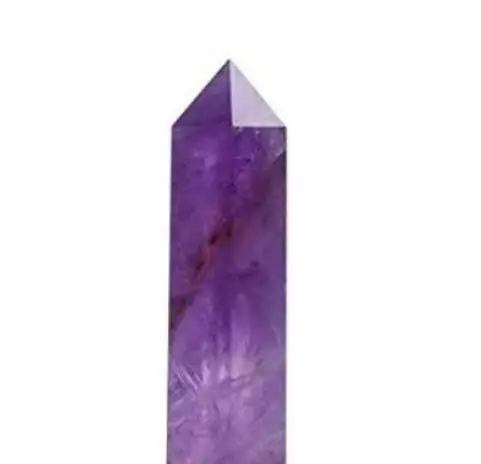 Amethyst Натуральный кристалл бутылка для воды кристаллические палочки с Кристал острый бутылка для воды с крышкой воды целебные основы стеклянная бутылка-включает в себя бутылку - Цвет: Amethyst