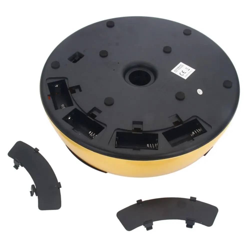 PF-18 6-еды автоматическая кормушка для домашних животных Желтый Пластик Еда миска