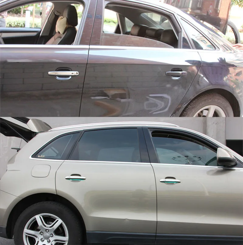 Подходит для 2009 2010 2016 AUDI Q5 A4 хромированная крышка из нержавеющей стали дверной
