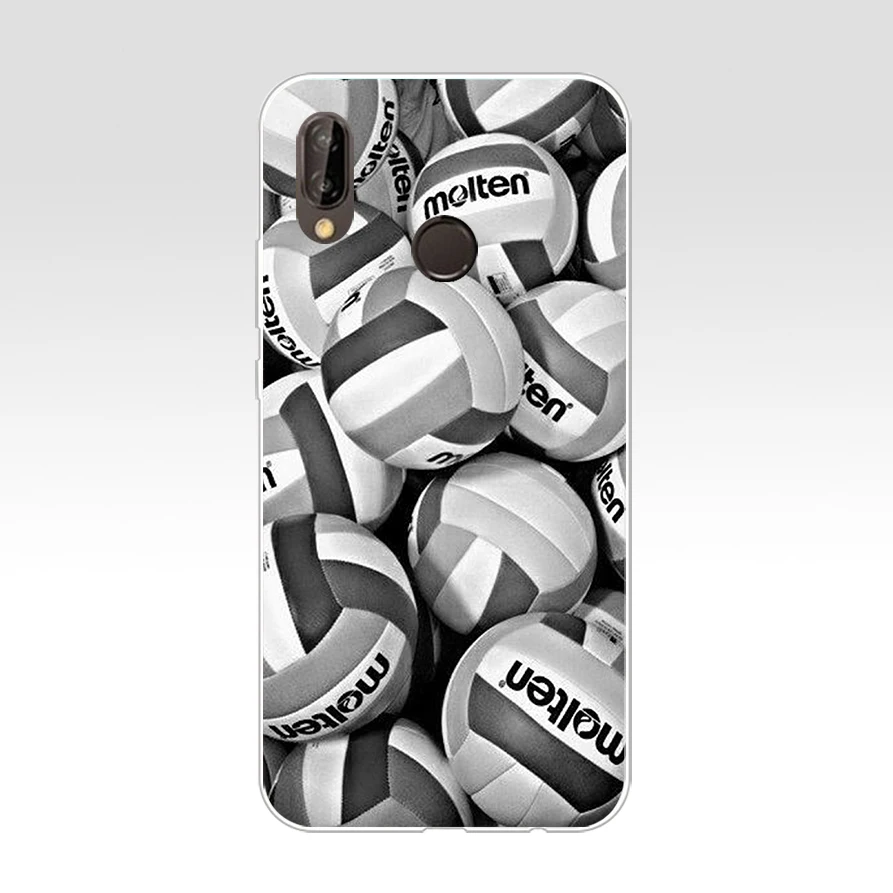 288H волейбольный Спорт сотовый Мягкий Силиконовый ТПУ чехол для huawei p 20 lite pro y6 2017